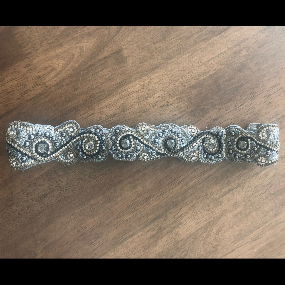 Embellished Belt from Anthropologie- Gray